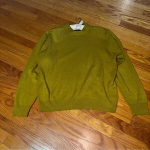 Women’s Sag Harbor Chartreuse Sweater